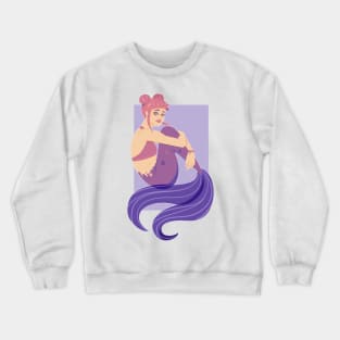 Asian Mermaid Crewneck Sweatshirt